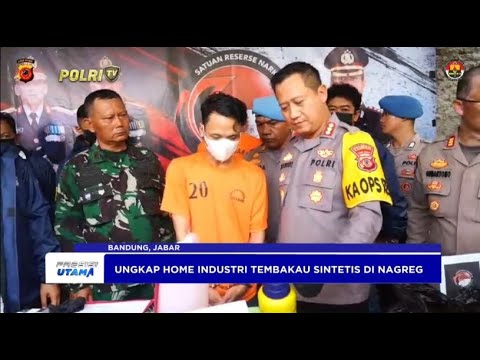 POLRESTA BANDUNG UNGKAP HOME INDUSTRI NARKOBA SINTESIS