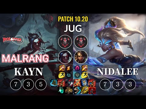KT Malrang Kayn vs Nidalee Jungle - KR Patch 10.20