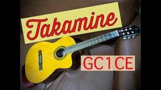 Video thumbnail for Takamine GC1CE-NAT Classical Acoustic Electric Guitar! by Edgar's OFW Vlogs
