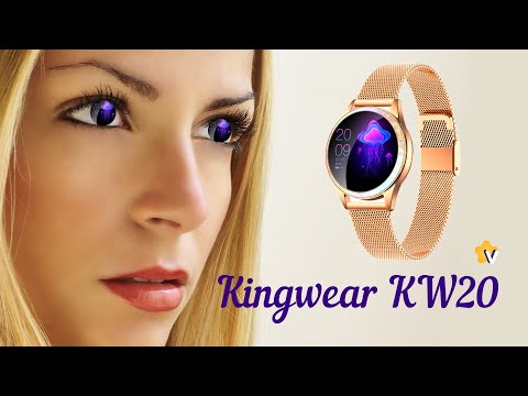 Женские смарт часы Kingwear KW20 распаковка