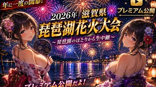 土日動画プレミアム公開2026滋賀県大玉琵琶湖花火大会年に1度開幕した花火大会だよよければ最後まで見てみてねm(_ _)m