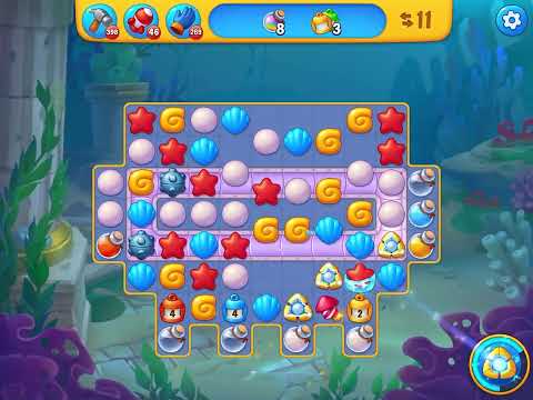 Fishdom level 6565 no boosters フィッシュダム ノーマル [Friend's]