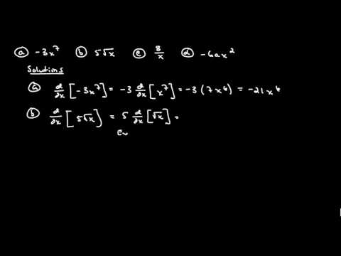 Video 209 Basic Examples of the Power rule with Coefficients Ex2 20121538