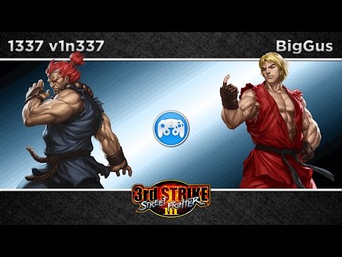3rd Strike @ Neil's (5-9) - l337 v1n337 (Akuma) vs. BigGus (Ken) - Winners Quarters