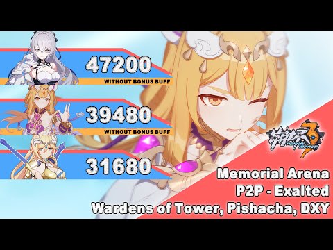 Honkai Impact 3 SEA - [P2P] Exalted Memorial Arena - SSS Wardens of Tower | SSS Pishacha | DXY