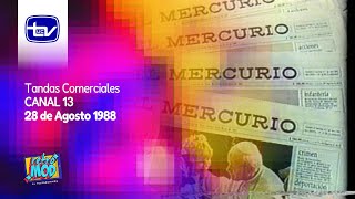 Tandas Comerciales Canal 13 - Agosto 1988