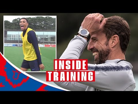 Trent Nails Crossbar Challenge and England Prepare for Spain! | Inside Training
