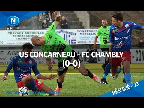 J3 : US Concarneau - FC Chambly (0-0),  le résumé