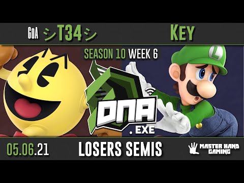 DNA.EXE S10:W6 - GoA | シT34シ (Pac Man) Vs. Key (Luigi) - L Semifinals
