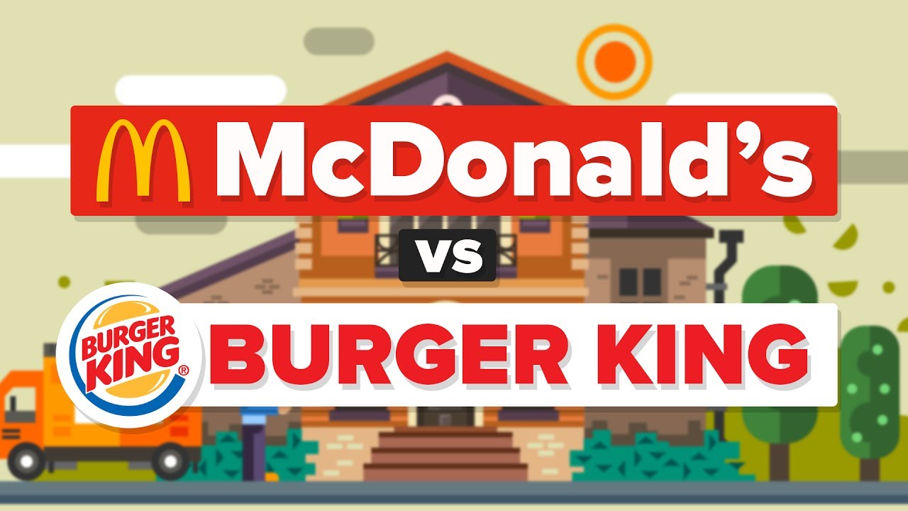 McDonald's vs Burger King - What Is The Difference? Fast Food Restaurant Comparison