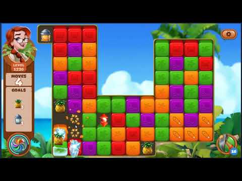 Lost Island Blast Adventure Level 1236 - NO BOOSTERS 🏝️ | SKILLGAMING ✔️