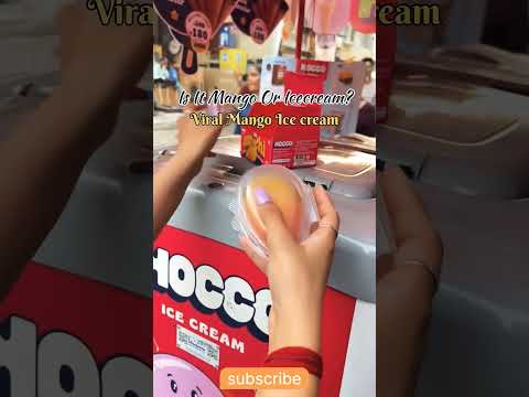 trending mongo icecream #trending #mango #icecream #hocco #food #recipe #viral #tasty #amul #summer