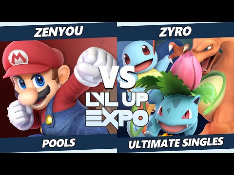 LVL Up Expo 2022 - Zenyou (Mario) Vs. Zyro (Pokemon Trainer) SSBU Ultimate Tournament