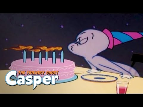 Casper the Friendly Ghost | Casper's Birthday Party | Full Episode | Cartoons For Kids