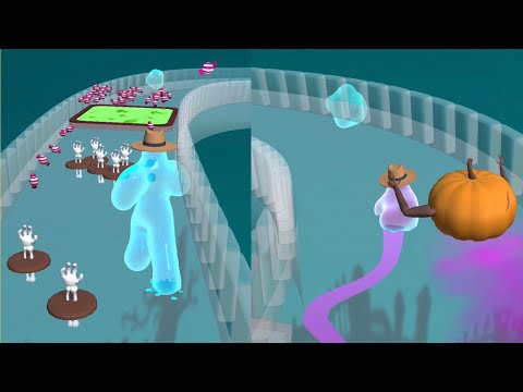 New update and unlock Halloween 🎃 🎃 Blob runner 3D Gameplay (iOS & android)