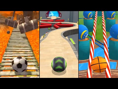Going Balls vs Rollance Adventure Balls vs Sky Ball Jump Gameplay Comparison Levels 31 to 40