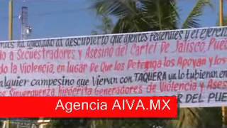 preview picture of video 'Colocan mantas en la región de Tierra Caliente'