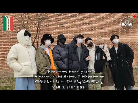 [SUB ITA] 221215 BANGTAN BOMB - Jin’s Entrance Ceremony with BTS - BTS (방탄소년단)