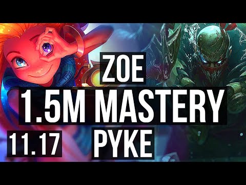 ZOE & Miss Fortune vs PYKE & Kai'Sa (SUPPORT) | 12/2/13, 1300+ games, Legendary | NA Master | v11.17