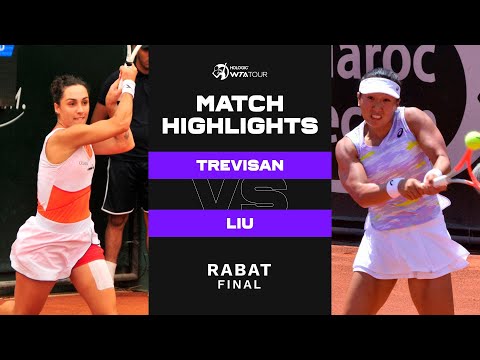 Теннис Martina Trevisan vs. Claire Liu | 2022 Rabat Final | WTA Match Highlights
