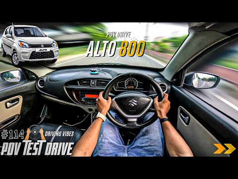 2022 MARUTI SUZUKI ALTO 800 | VXI | 796CC 47BHP | POV Drive #114 | ALTO | 4K | REV GEARSHIFT #alto