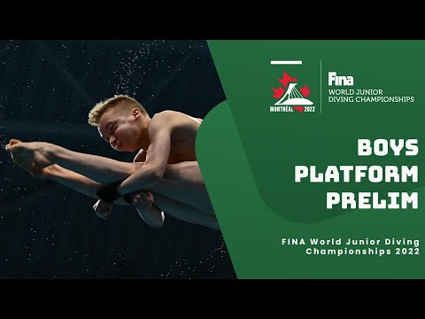 LIVE: Boys 14-15 Platform Diving Prelims | World Junior Champs 2022