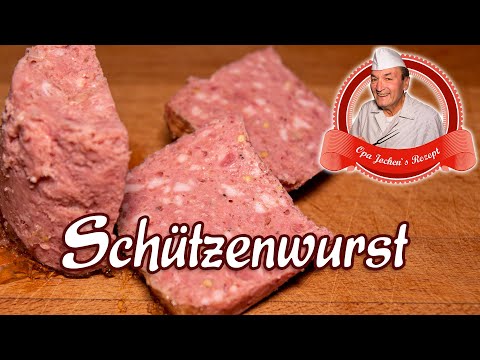 Schützenwurst selber machen - Wildschwein verarbeiten - Opa Jochens Rezept
