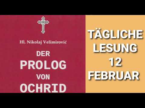 Der Prolog von Ohrid vom 12. (25.) Februar