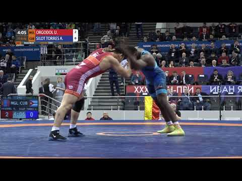 BRONZE FS - 86 kg: U. ORGODOL (MGL) v. A. SILOT TORRES (CUB)