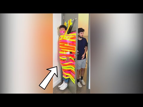 I Was Duct Taped To The DOOR And My Friends Had No Idea... #Shorts