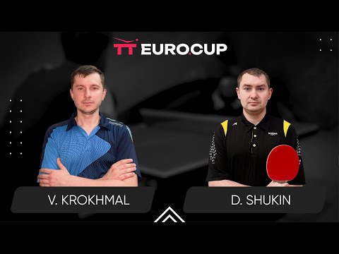 15:30 Vitalii Krokhmal - Dmytro Shukin 18.06.2024 TT Euro.Cup Ukraine Master. TABLE 3