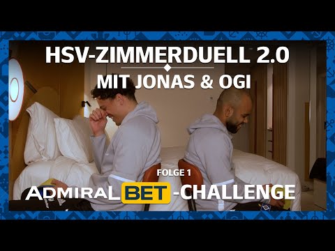 HSV-ZIMMERDUELL 2.0 | Folge 1 mit Jonas David und Ogechika Heil | AdmiralBet-Challenge