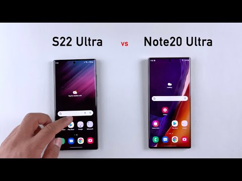 SAMSUNG S22 Ultra vs Note 20 Ultra | SPEED TEST