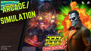 Spooky Deluxe Zaccaria Pinball | High-Score Run | Arcade & Simulation Mode