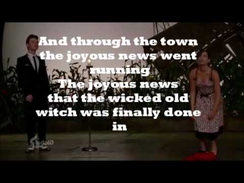 Ding Dong The Witch Is Dead Karaoke / Instrumental Glee