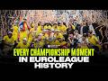 Every CHAMPIONSHIP VICTORY In EuroLeague History Champions Made Here