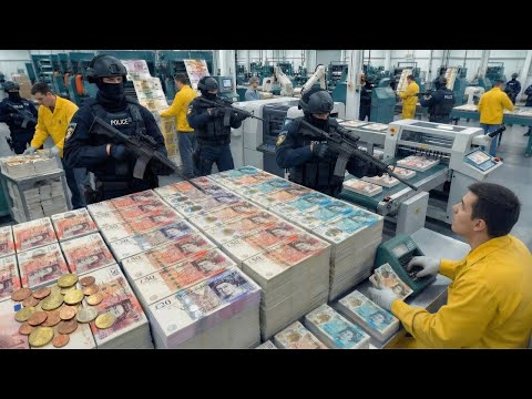 Inside the British Pound Factory: How High-Security GBP Notes Are Made (Full Process)