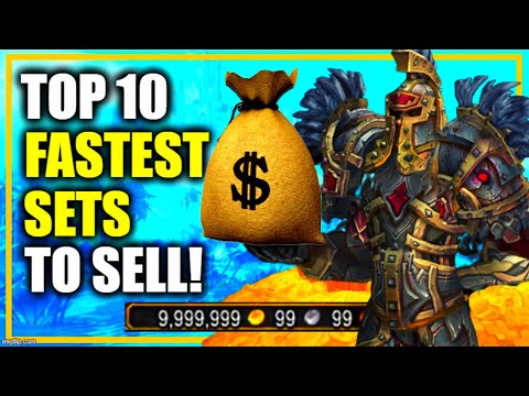 MAKE MILLIONS farming these SETS !! TOP 10 FASTEST Selling sets to farm | WoW GoldMaking Shadowlands