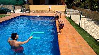 Saltando a la pisci