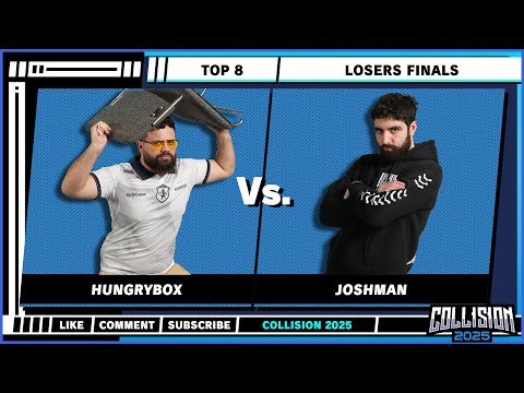 Collision 2025 - Hungrybox (JIgglypuff) vs Joshman (Fox) - Top 8 - Losers Finals - SSBM