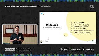 FOSS Communities: What’s new in Discourse?
