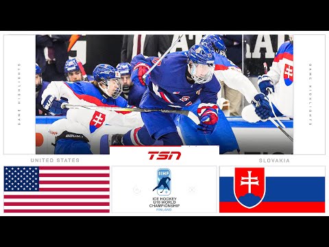 USA vs. Slovakia FULL HIGHLIGHTS | 2024 U18 World Championship