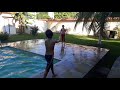 DESAFIO Sarrada No Ar E Barrigada Na Piscina