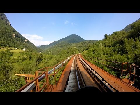 Slovenian Steam - Driver's Eye View at 3 x Speed - Grahovo to Jesenice