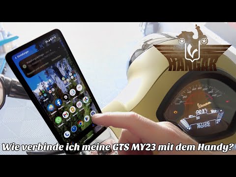 Vespa GTS 125, 300 MY23, wie verbinde ich mein Handy mit der Vespa?Piaggio Mia/Vespa App?Menüführung
