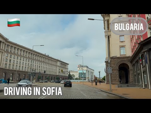 Driving in Sofia, Bulgaria (България) 🇧🇬 | Scenic city tour in 4K 🚗