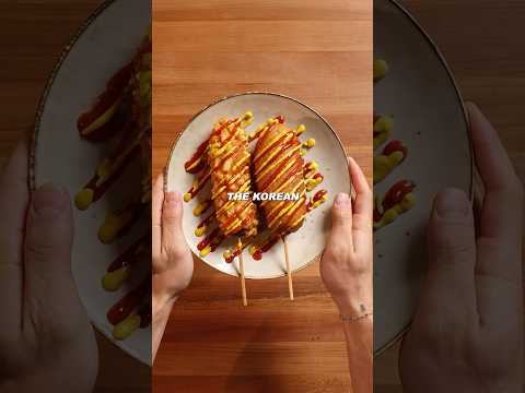 This is the best corn dog ￼#food #cooking #foodasmr #recipe