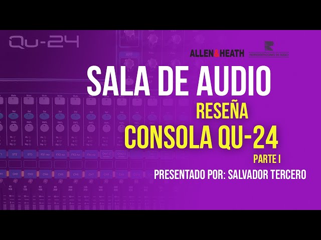 Vídeo relacionado con Allen & Heath QU-24C Mezclador digital compacto de 30 entradas/24 salidas, edición cromada