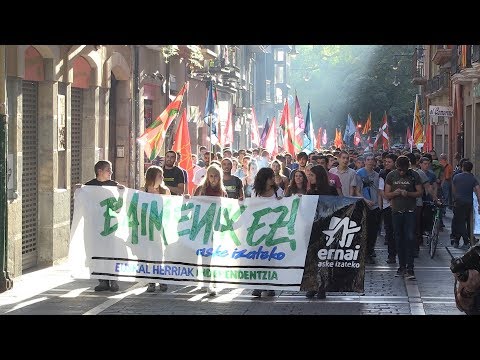 La juventud vasca, con el Procés en Catalunya y por el derecho a decidir de los Pueblos