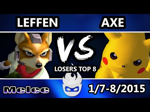 Paragon 2015 - Leffen (Fox) Vs. MOR | Axe (Pikachu) SSBM Losers Top 8 - Melee